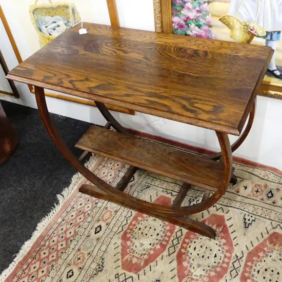 DECO OAK SIDE TABLE 680x375x560mm