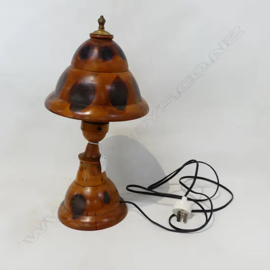 TREEN LAMP H.420mm