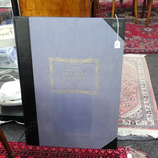 LG BOOK; CHARLES HEAPHY W/C FOLIO; AVON FINE PRINTS 1981 725x520mm