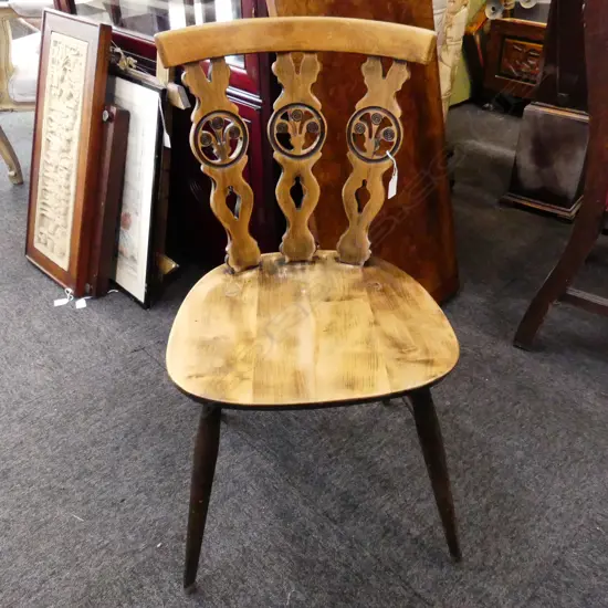 ERCOL FLUER DE LYS KITCHEN CHAIR