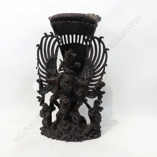 INDONESIAN CARVED WOODEN STATUE H.500mm