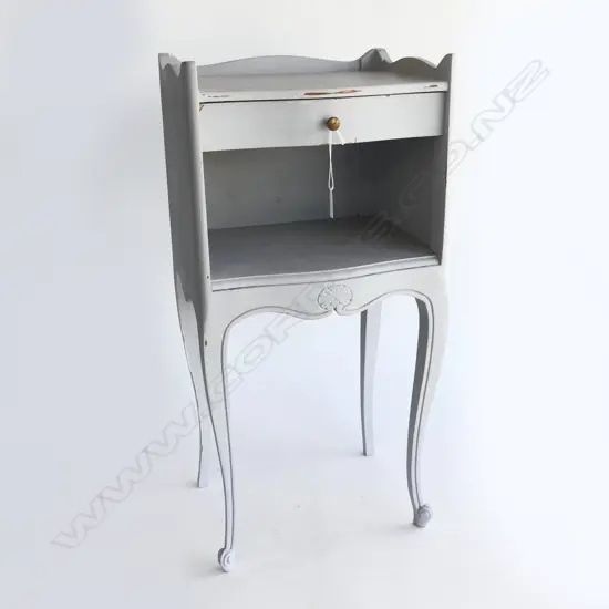 FRENCH STYLE PAINTED BEDSIDE CABINET 340x260x700mm