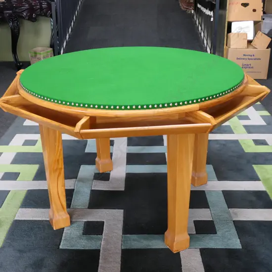 OCTAGONAL GAMES TABLE 1300mm dia H.760mm