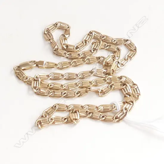 9CT YELLOW GOLD NECK CHAIN 20.3gm  60cm