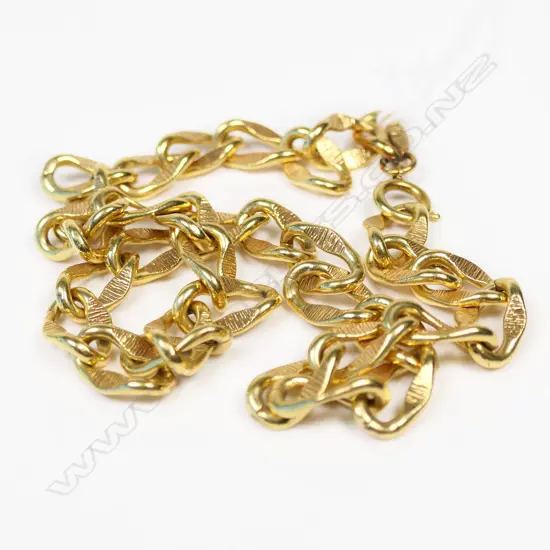 18CT YELLOW GOLD NECK CHAIN 44.88gms