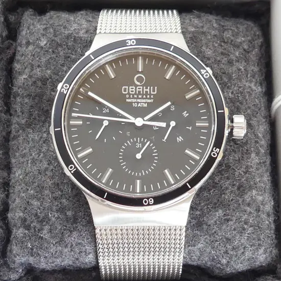 GENTS WRIST WATCH; OBAKU DENMARK