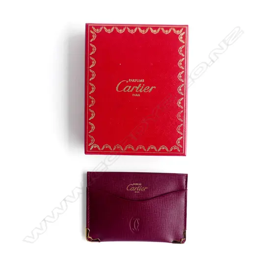 CARTIER BOXED CREDIT CARD HOLDER IN ORIGINAL BOX