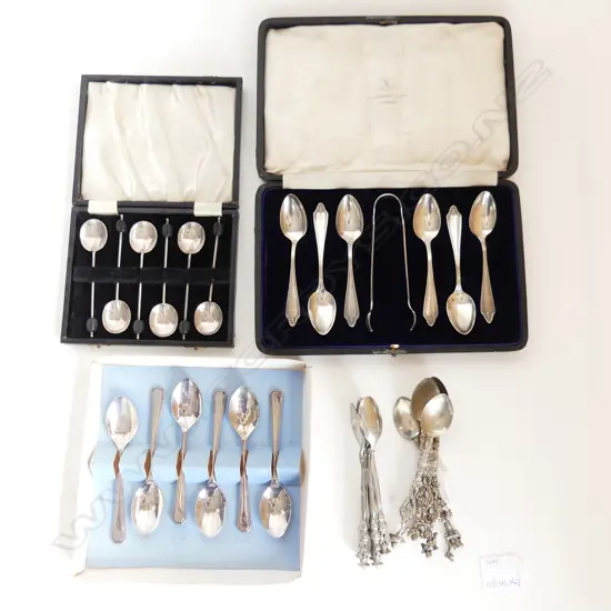 3 SETS BOXED CUTLERY + 10 TEASPOONS