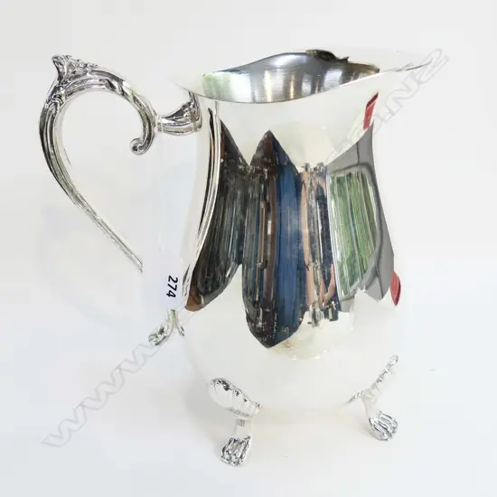 SILVER PLATE JUG H.210mm