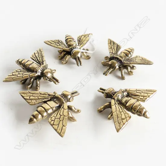 5 BRASS BEES L.60mm