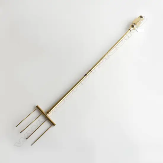 LARGE BRASS FORK, 73CM