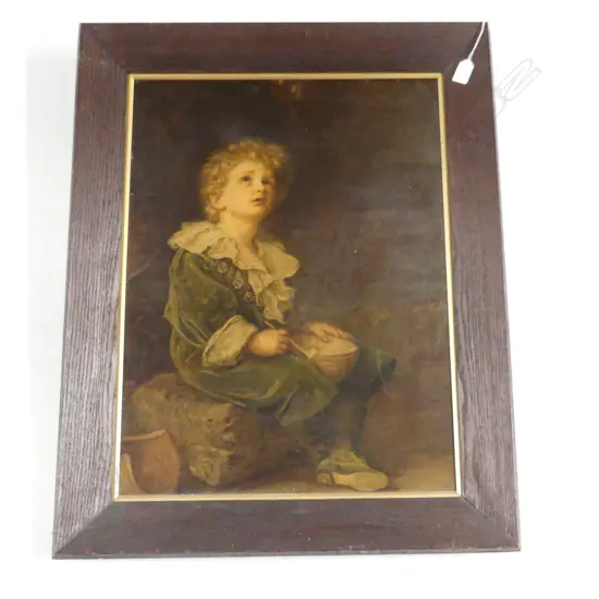 PEARS PRINT 'BUBBLES' AFTER JOHN EVERETT MILLAIS, 625x470mm