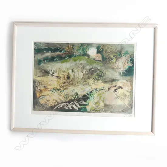 JOHN PIPER 'LLANGLOFFAN' SIGNED LITHOGRAPH 425x595mm