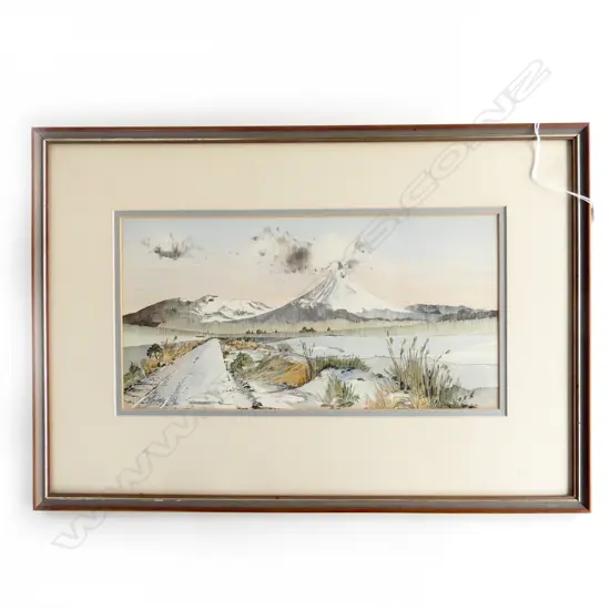 PETER LEITCH 'MT NGAURUHOE' PRINT 15/60 180x350mm