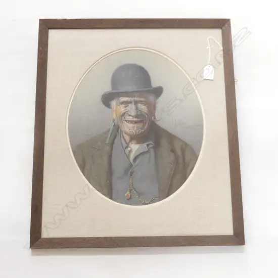 C.F. GOLDIE VINTAGE LITHO 'A GOOD JOKE' labelled verso. 375 x 310mm. Framed under glass