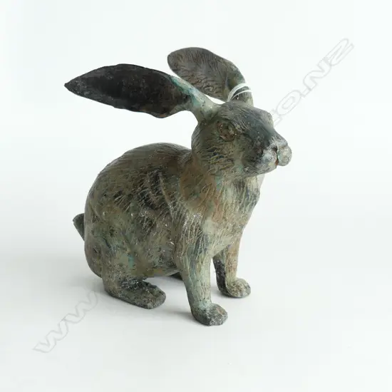 BRONZE BUNNY RABBIT / HARE L.210mm