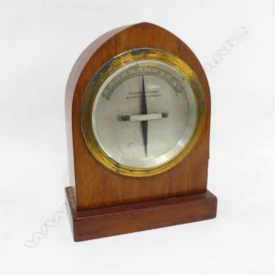 VINTAGE TELEGRAPH WORKS CATHEDRAL GALVANOMETER,H180MM