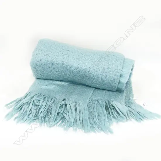 2 THROWS 1300 X 1700 LINENS & MOORE MOHAIR & FRENCH COUNTRY ACRYLIC