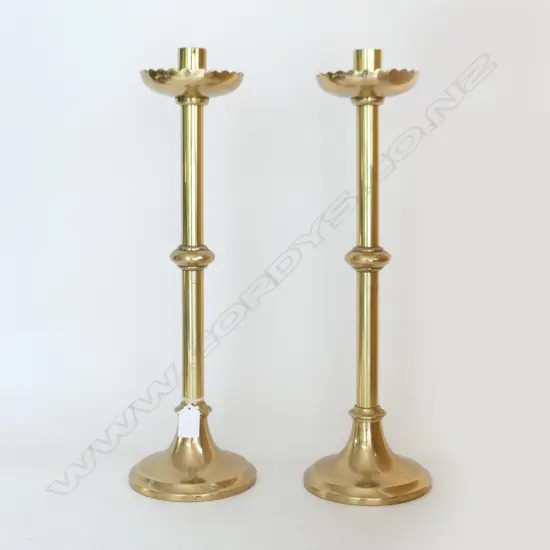 PR TALL BRASS CANDLESTICKS H.485mm