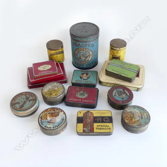 ASSTD BOX VINTAGE TINS