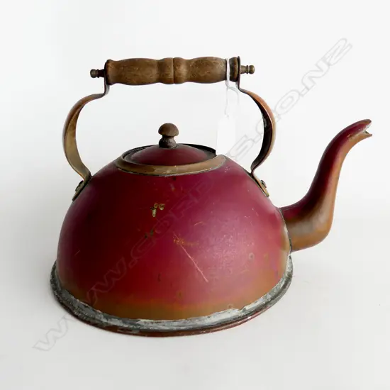 VINTAGE COPPER KETTLE 230mm dia