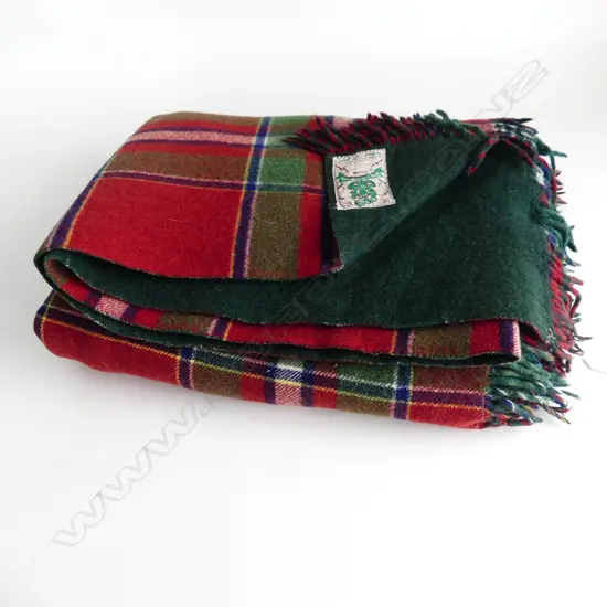 VINTAGE ONEHUNGA RUG, BLUE GREEN & RED 