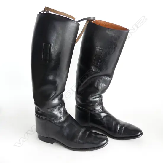 PR LEATHER RIDING BOOTS, L250mm, sole worn