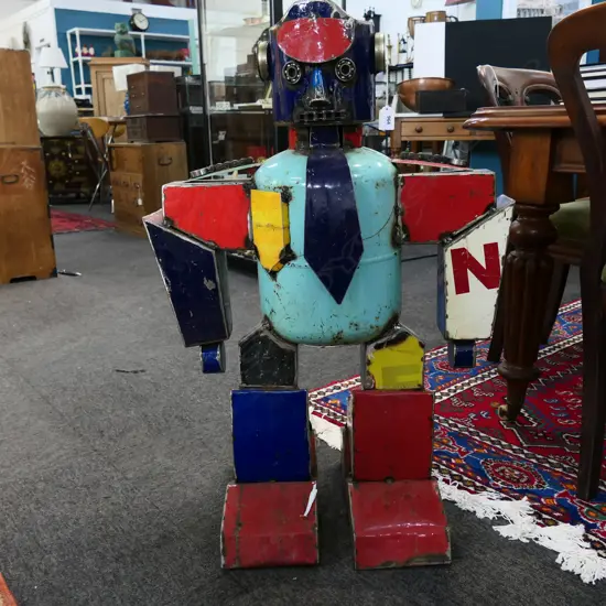 STEEL ROBOT MAN H.850mm