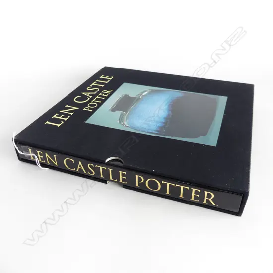 SIGNED CASED BOOK: LEN CASTLE POTTER