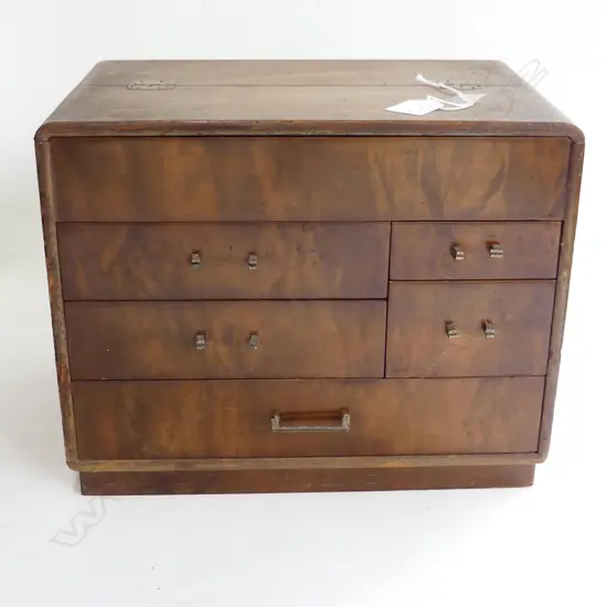 OLD JAPANESE SEWING BOX AF