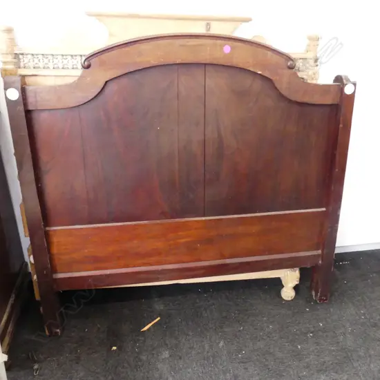 WOODEN BED HEADBOARD 