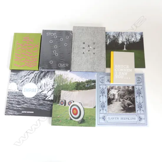 8 NZ PHOTOGRAPHY BOOKS; 3x BRUCE CONNEW, 3x GAVIN HIPKINS, 2x ANN SHELTON