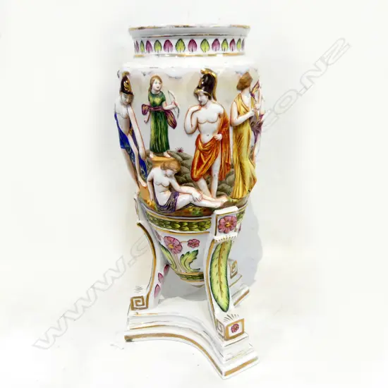 CAPODIMONTE VASE H.350mm