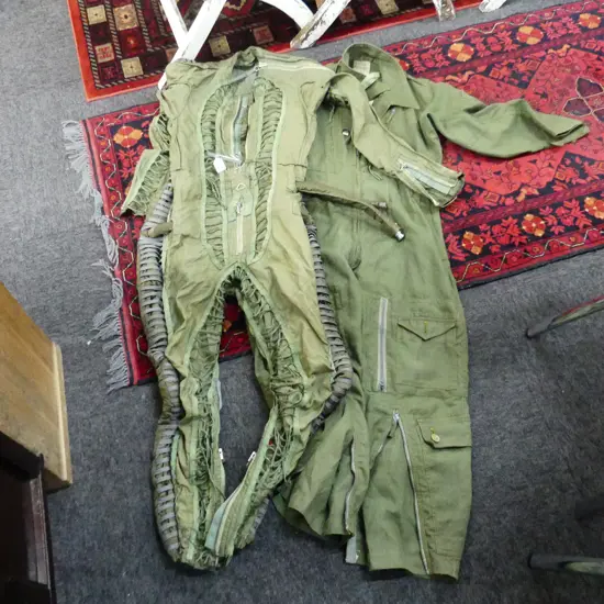 This is a G-suit used by the MIG fighter pilots to help compensate for gravitational forces in high-performance flights