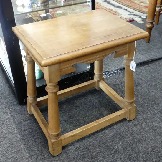 SMALL PINE JOINT STYLE STOOL  H 410 MM