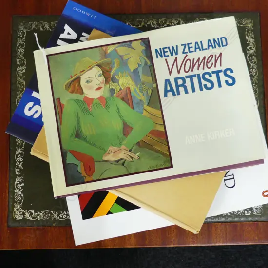 4 ART BOOKS; NZ WOMAN ARTISTS, NZ ART YEAR BOOK 1949, 40 MODERN NZ PAINTINGS (POUND), 100 NZ PAINTINGS (BROWN)