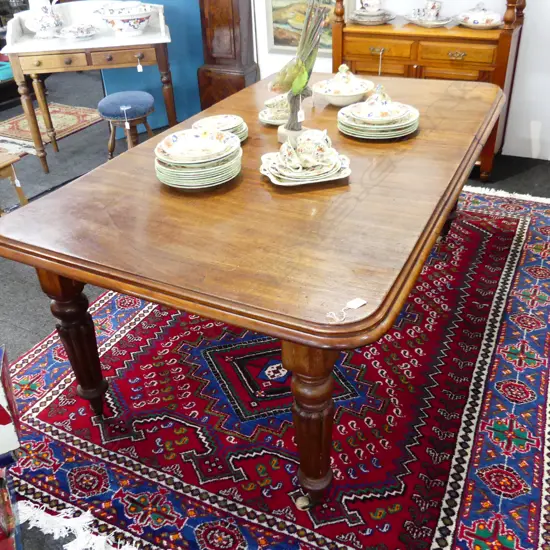 VICTORIAN EXTENSION DINING TABLE L EXTENDED 1690 MM