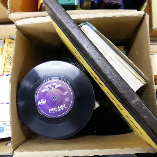 BOX LOT RECORDS, SILVER BOOK ETC