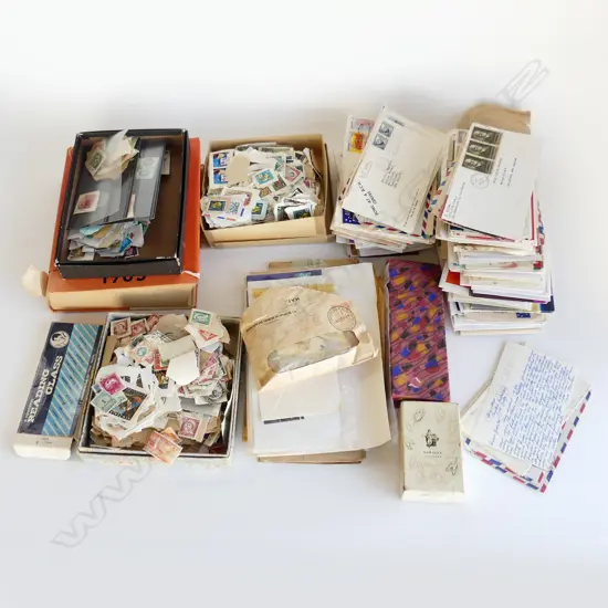 BOX LOT STAMP COLLECTION
