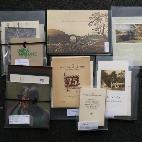 ASST. HISTORICAL NZ ART PUBLICATIONS / CATALOGUES...