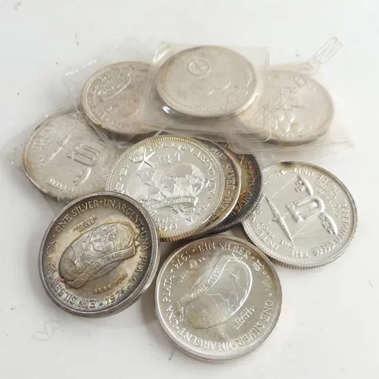 10 TROY OUNCE PURE SILVER TOKENS