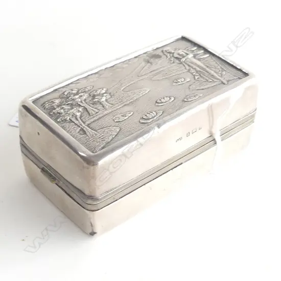 STG SILVER SPIRIT CURLING TONG HEATER LEVI & SALAMAN B'HAM 1901