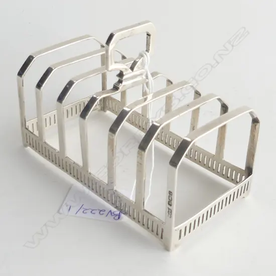 STG SILVER TOAST RACK MAPPIN & WEBB SHEFFIELD 1928 104 GRAMS