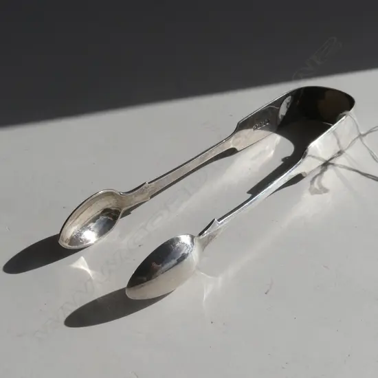 STG SILVER SUGAR TONGS EXETER 1882 57 GRAMS