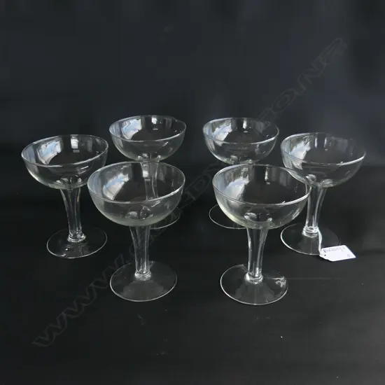 SET OF 6 HOLLOW STEM GLASSES H.115mm