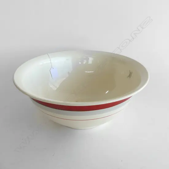 VINTAGE LGE MIXING BOWL; CROWN MANOR 320mm dia