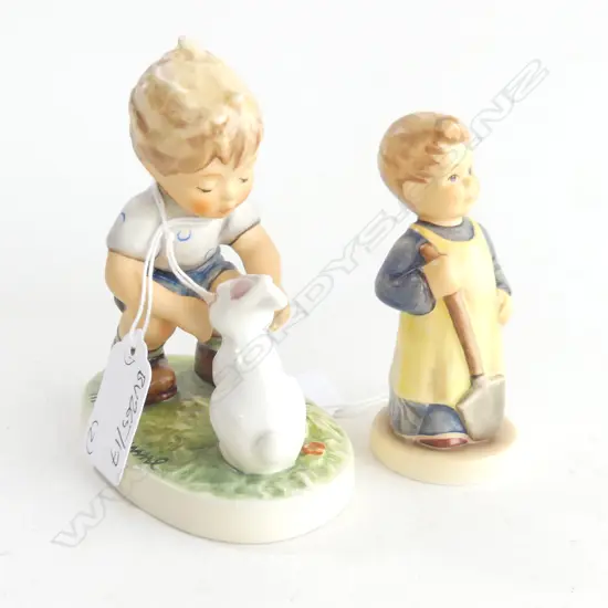 HUMMEL EXCLUSIVE COLLECTION PRIVATE CONVERSATION H 110 MM + GARDEN TREASURES H 90 MM