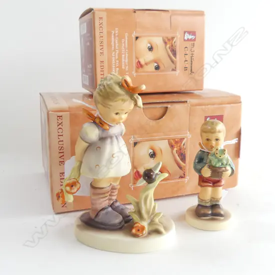 HUMMEL COLLECTORS CLUB WILL IT SHINE H 120 MM +LUCKY CHARMER H90 MM
