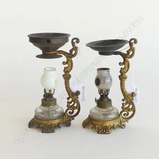 2 SMALL KERO PERFUME LAMPS 160MM
