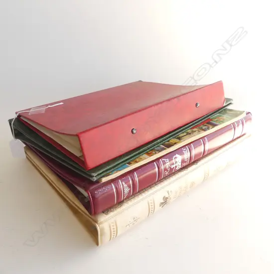 6 ASST. STAMP ALBUMS